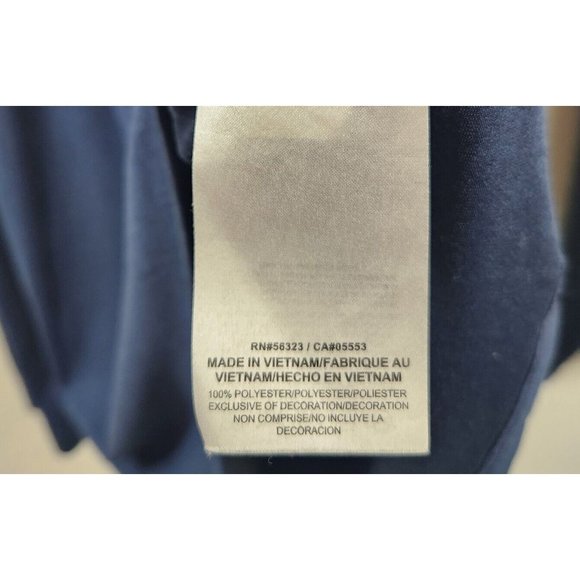 Nike Womens Pitt Panthers Basketball T-Shirt Top Blue Long  Sleeve Dri Fit XL - Picture 4 of 6